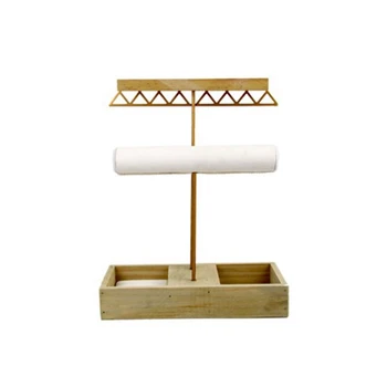 

Gold Earring Rack Jewelry Organizer Holder Display Stand Metal Jewelry Display Stand Showing for Necklace Earrings Ring