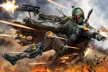 

star wars Boba Fett Video game movie Art Film Print Silk Poster Home Wall Decor 24x36inch