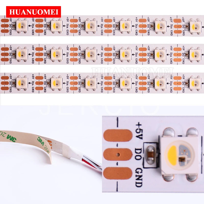 

1m/2m/5m 30/60/144 leds/pixels/m SK6812 RGBW (similar ws2812b) 4 in 1 Individual Addressable LED Strip Light IP20/IP65/IP67 DC5V