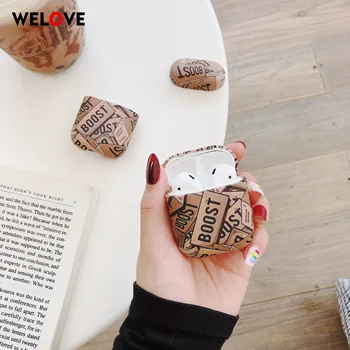 

Hard PC Wireless bluetooth headset BOOST Case for airpods 1 2 Kanye Omari West Trend sneakers matte for airpods Pro Cover coque