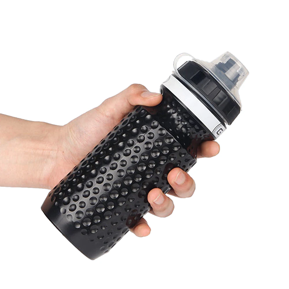600ML Sports Squeeze Water Bottle MTB Road Bike Bottle Reusable Camping Hiking Bicycle Flask