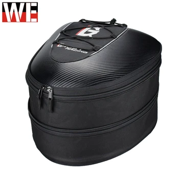 

GHOST RACING Motorcycle Tail Bag Carbon Fiber Moto Motorbike Motocross Tank bags Multi-functional Seat Bags Racing Backpack