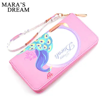 

2020 NEW Handbag Ladies Wallet Long Zipper Korean Version Printing Fashion Student Wallet Mobile Phone Bag