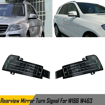 

1 Pair for Mercedes Benz W166 W463 2012-2019 Car Rearview Mirror Turn Signal Light Side Mirror Indicator Lamp