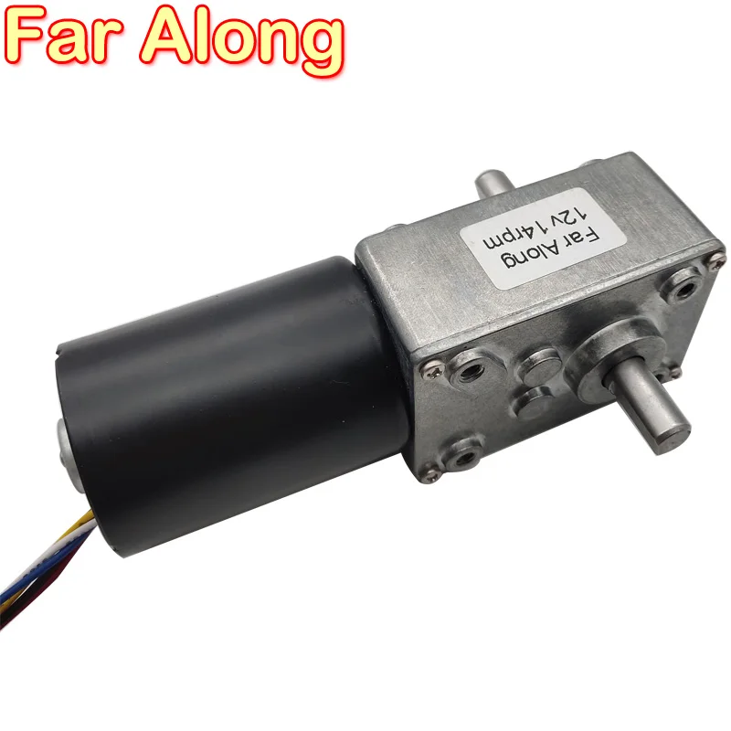 8-470RPM, alto torque, 12V, 24V, eixo duplo,