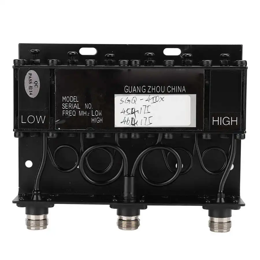 UHF duplexer с 6 выемками и 10 вт 454 175 мгц радио ретранслятор N подключение для