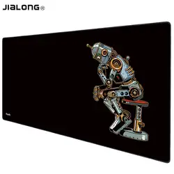 JIALONG большой высокоскоростной игровой коврик для мыши игровой XXL большой ковер 900x400 мм размеры с нескользящей резиновой-черный робот