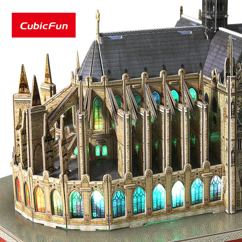 CubiFun 3D Строительная модель пазл из бумаги Нотр дама Парижа дети 10 + лет взрослые