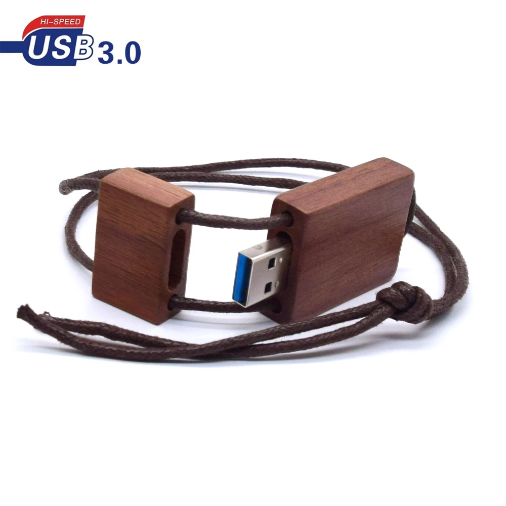 Деревянный Usb + коробка 3 0 бесплатный логотип флэш накопитель 64 Гб Memoty Stick 32 ГБ 16 8 4