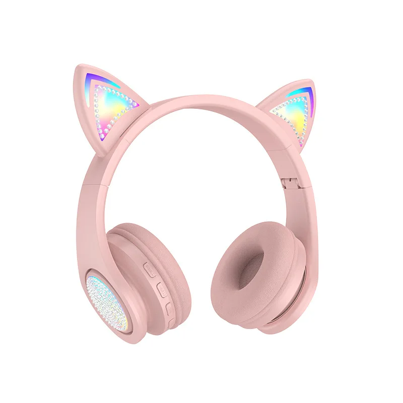 

Симпатичные кошачьи наушники, беспроводные наушники-вкладыши, Bluetooth 5,0, наушники для телефона с RGB подсветкой, высокие басы, стереогарнитура для геймеров с микрофоном