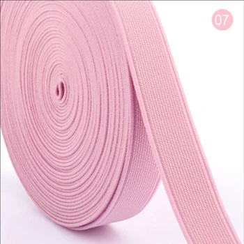 5 yards Трикотажная эластичная лента, эластичная лента, 13 цветов, ширина = 2 см, длина = 5 ярдов, аксессуары для шитья и квилтинга - Цвет: 5 yards