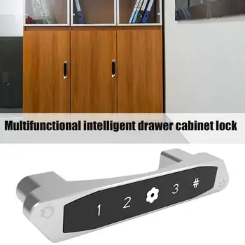 

Office Easy Install Multifunction Drawer Cabinet Home Anti Theft Fingerprint Lock Zinc Alloy Electric Intelligent Mini Keyless