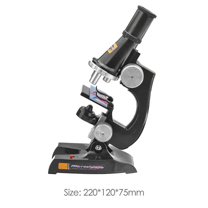 Набор микроскопов лабораторный 100-1200X/100-450X домашний Биологический микроскоп для детей Электронный Микроскоп