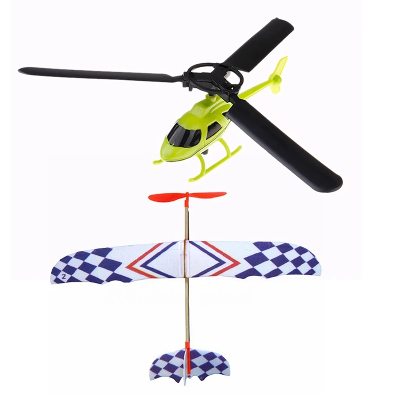 Handle Pull Plane Aviation Outdoor Toy For Kids Play Model Aircraft Helicopter.. 