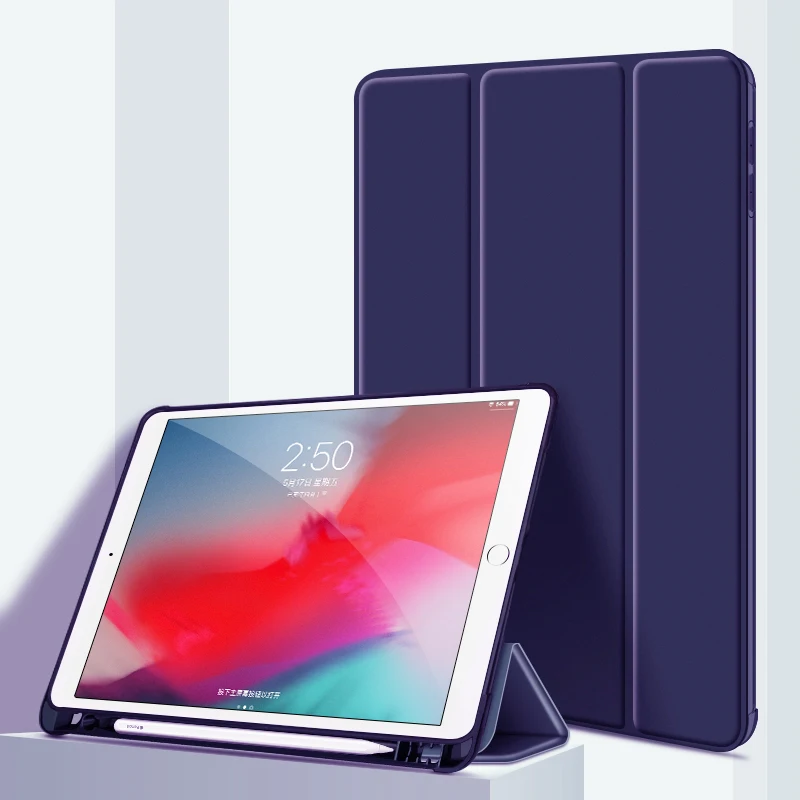 Чехол для iPad Pro 10 5 со слотом ручки умный чехол Air 3 с функцией автоматического