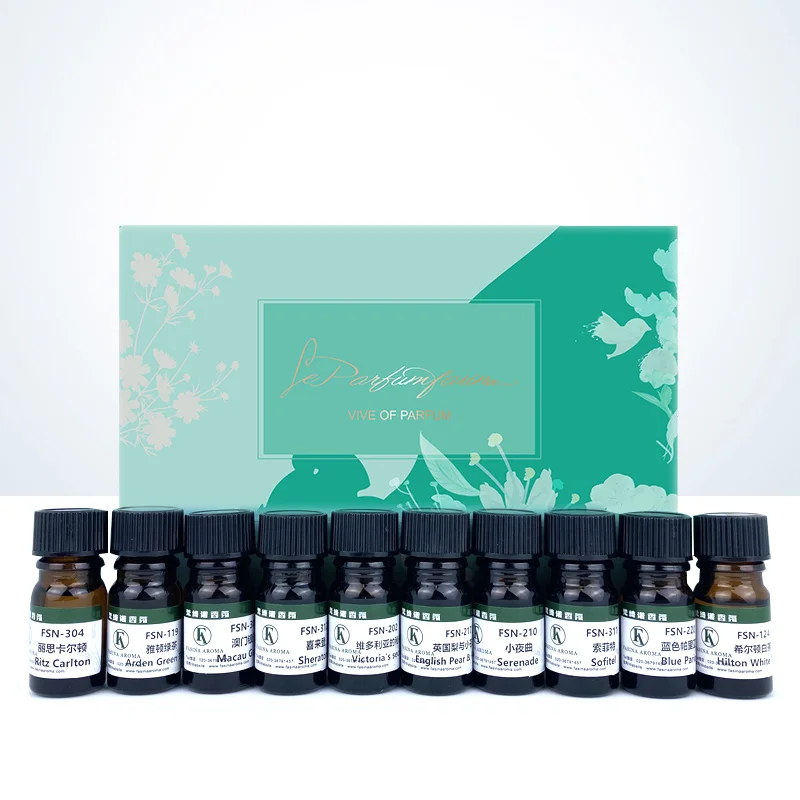 Fasina aceite esencial 5ml muestras utilizadas para aroma difusor adecuado para hotel Oficina Casa etc 10 unids/caja