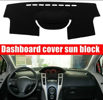 

For Toyota Vitz / Yaris Hatchback 2006 - 2011 Car Inner Auto Dashboard Cover Dashmat Pad Carpet Sun Shade Dash Board Cover Fit