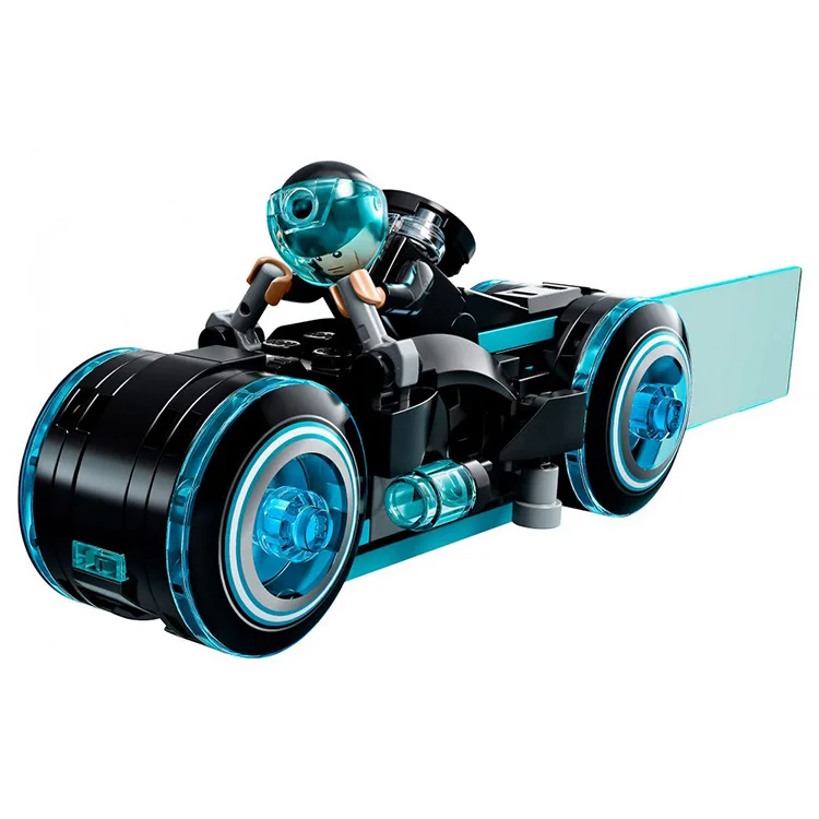 

July New Products Lego LEGO Building Blocks Disney Assembled Toys Motorcycle Lightcycle Power Tron 21314