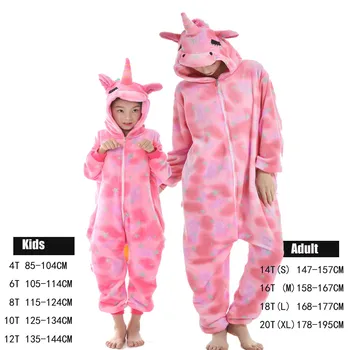 

Unicorn Kigurumi Pajamas Nightie Family Matching Outfits For Mommy And Daughter Clothing Sets Matching Family Outfits Pijamas