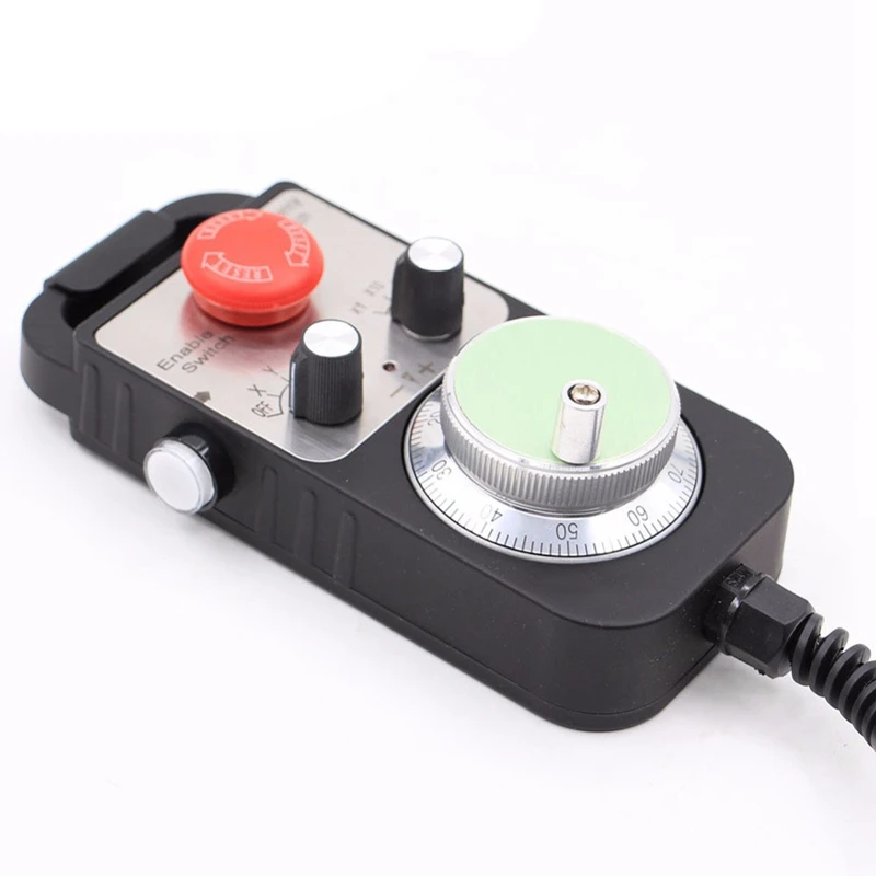 Hot Sale Universal Cnc 4 Axis Mpg Pendant Hand Wheel 100 Pulse 5V &amp Emergency Stop Router Handwheel 4Axis Type | Инструменты