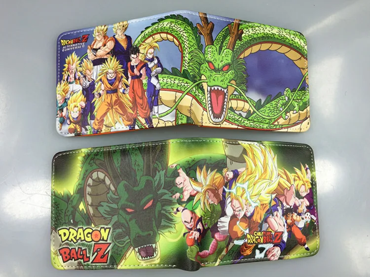Dragon Ball, модный кошелек из искусственной кожи в стиле аниме, мягкая сумка для денег, кошельки на молнии, кошельки для монет, повседневные кошельки для карт, унисекс, подарки
