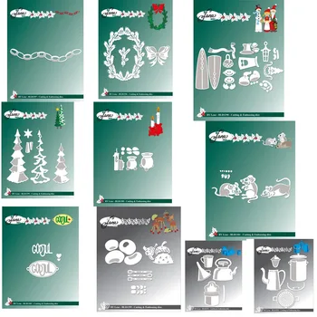 

2020 new Metal Cutting Dies Happy christmas day for Scrapbooking Steel Craft Die Cut Embossing Paper Card Album