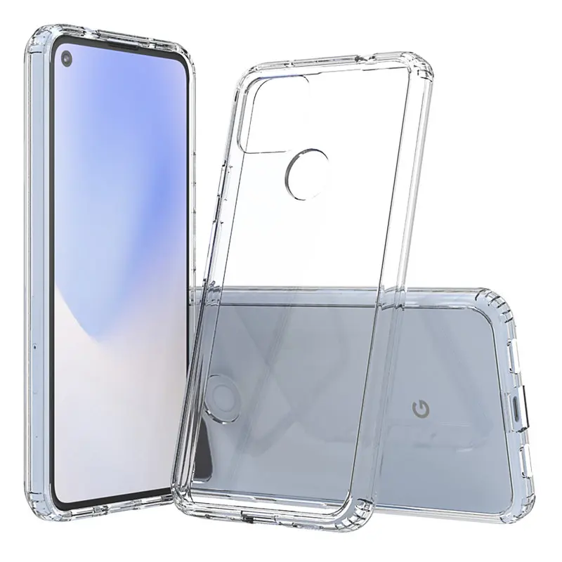 

Silicone Case For Google Pixel 4a 5G Fashion Transparent Phone Case For Google Pixel 4a 5G Ultra Thin Shockproof Back Cover 6.2"