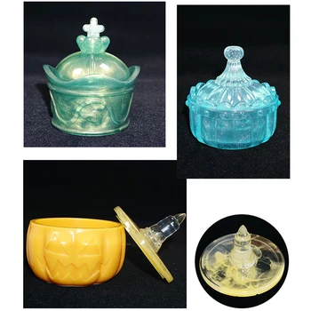 

New Resin Silicon Mold Pumpkin Shape Cut Storage Box For Jewelry Making Mold DIY Crystal Epoxy UV Gift Box Jewelry Tools Mould