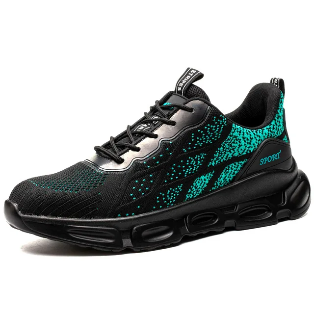 Safety Shoes Anti-smashing Safety Men's Work Shoes Summer Breathable Deodorant Non-slip Mens Safety Shoes Work Shoes Safety Shoes