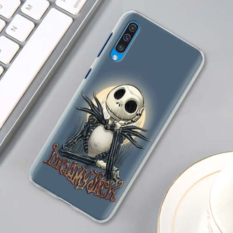 Джек Скеллингтон перед Рождеством телефонные чехлы для samsung Galaxy A10 A20e A30 A40 A50s A60 A70 A80 A6 A7 A8 A9 в твердом переплете