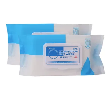 

160 Pieces Disinfection Disposable Non-Woven Wet Wipes Baby Kids Hand Mouth Paper Tissue Cleaning Wipes (2 Packs = 160 Pieces)