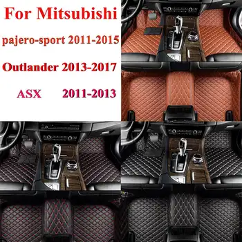 

Car Waterproof Floor Mats For Mitsubishi Outlander Pajero Sport Asx 2011 2012 2013 2014 2015 Car Accessories Floor Pad Foot Pad