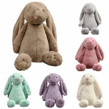 35cm/45cm recheado longo orelha coelho macio brinquedos de pelúcia dormindo bonito coelho dos desenhos animados animal bonecas crianças presente aniversário do bebê