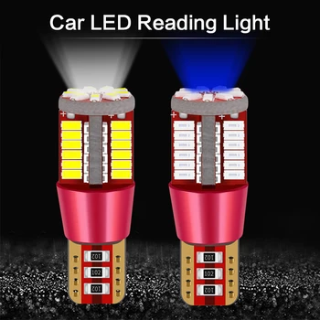 

T10 LED Lights instrument light 57smd T10 license plate light automobile led width indicator 3014 reading bulbs