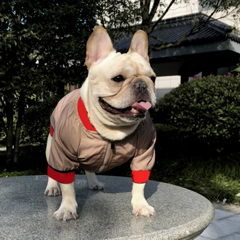 

Fashion Designer Dog Clothes for Small Dogs French Bulldog Jacket Snake Print Dog Coat Schnauzer Clothing Dropshipping PCH479