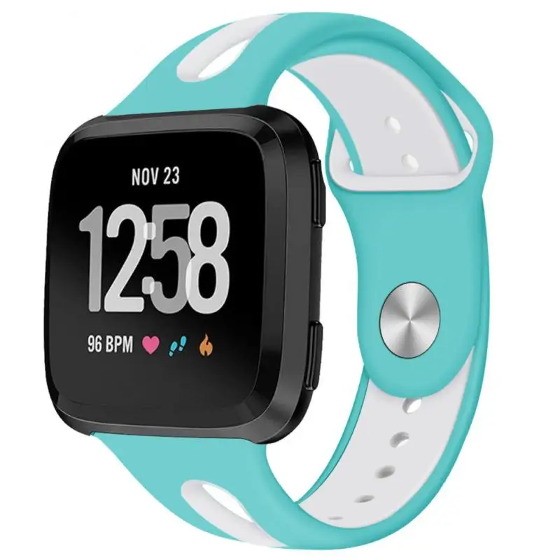 Браслет ремешок для Fitbit Versa/Versa Lite смарт-браслет женский и мужской мягкий силиконовый ремешок застежка для Fitbit Versa 2 часы - Цвет: show as photoes