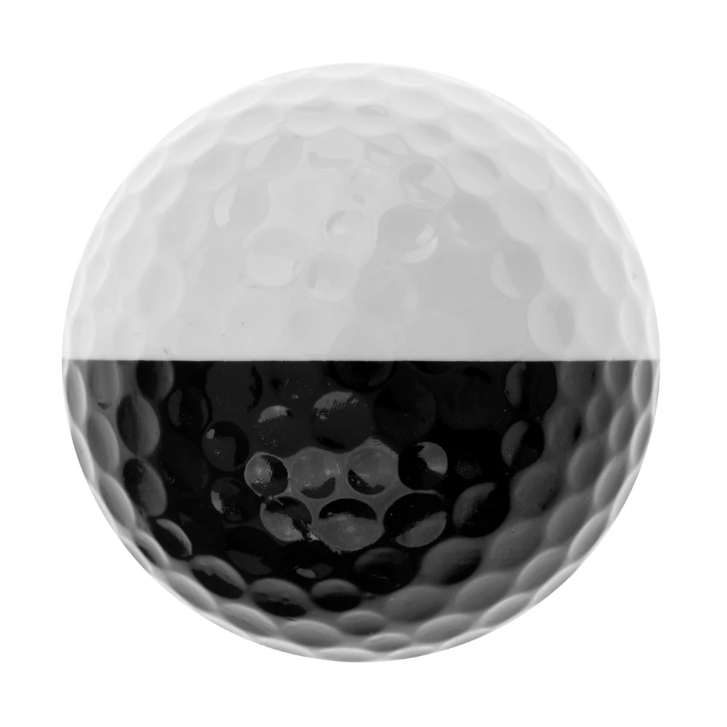 Professional Practice Golf Ball for Kids Children Adults Golfer(White Black
