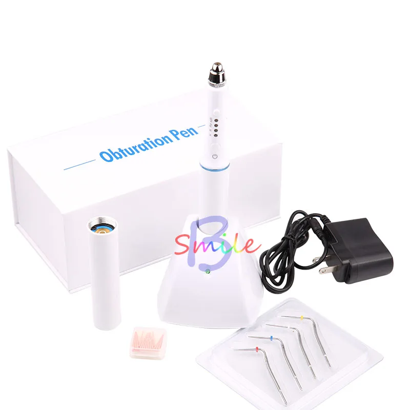 

1sets Dental Charging Hot Melt Filling System Dental Cordless Obturation System Endo Heated Pen with 4 tips for dentist tool