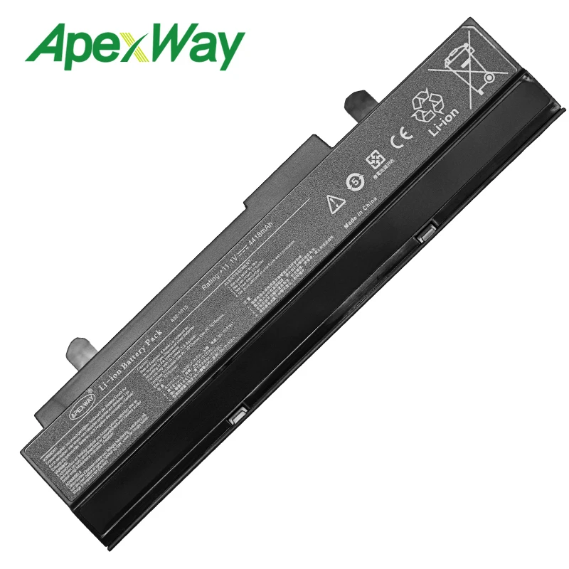 Apexway 6 cells 11 1 v A32 1015 Eee PC 1011B 1011BX 1011C 1011CX 1011P 1011PDX 1011PD 1011PN 1011PX|laptop battery|battery for asuslaptop battery