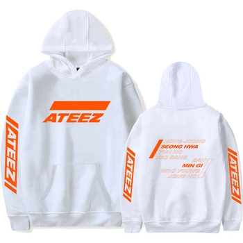 

hot sale ATEEZ Print Hoodies men/Women popular Harajuku long sleeve autumn warm Hot Sale casual pullovers Kpop cotton sweatshirt