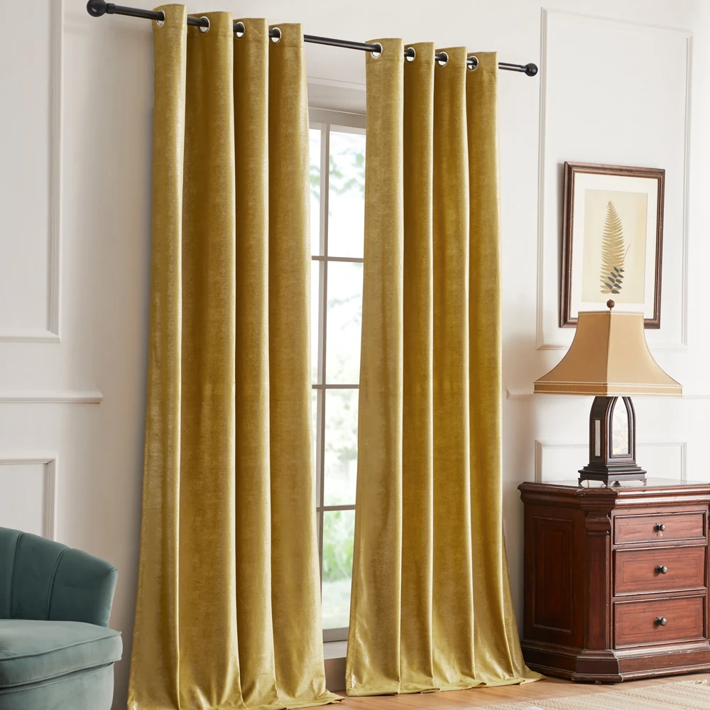 Luxury Blackout Curtains for The Bedroom Living Room Curtain Drapes Window 2020 Modern Velvet The Curtains