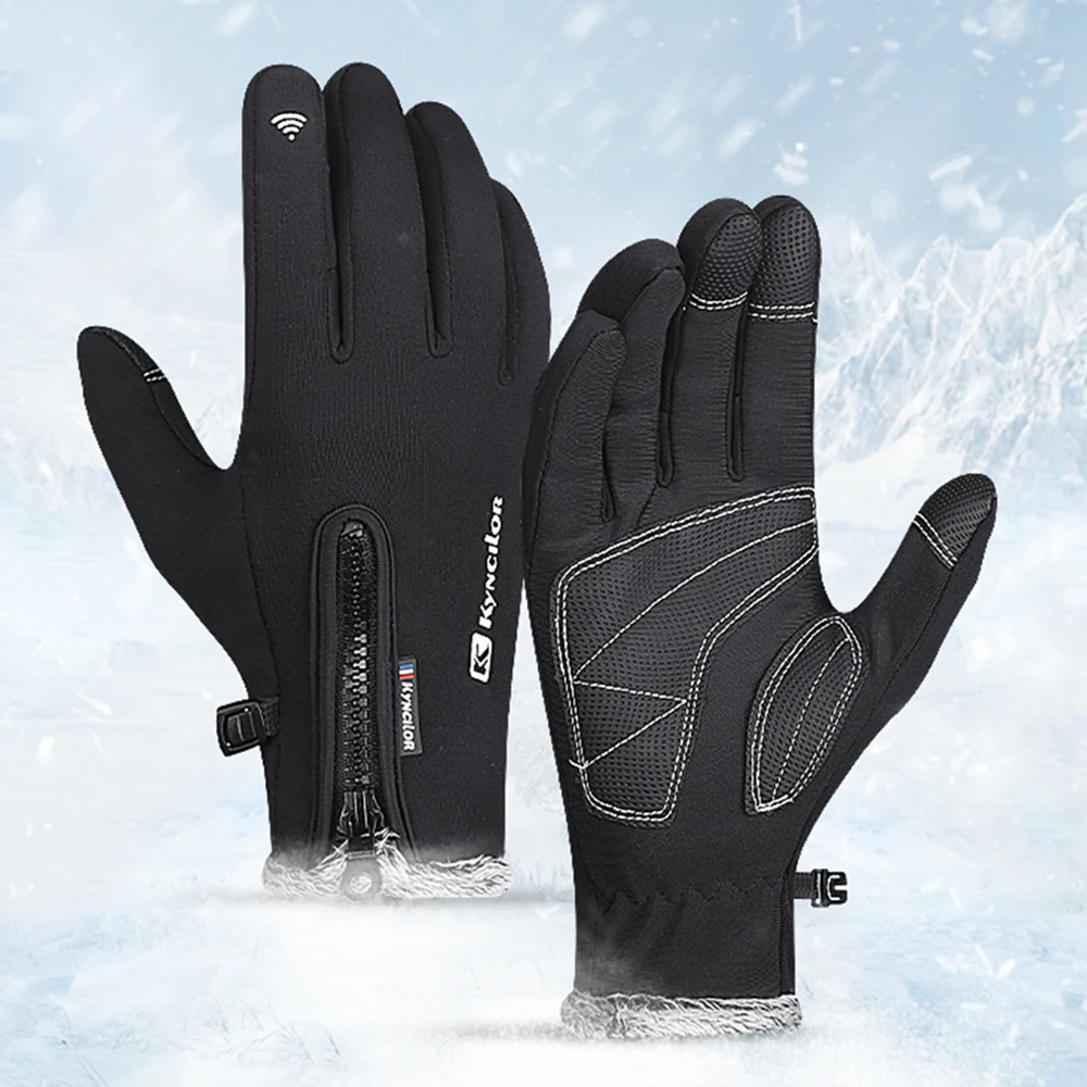 

Уличные ветрозащитные теплые перчатки для верховой езды зимние теплые мужские и женские спортивные велосипедные водонепроницаемые перчатки для верховой езды с сенсорным экраном