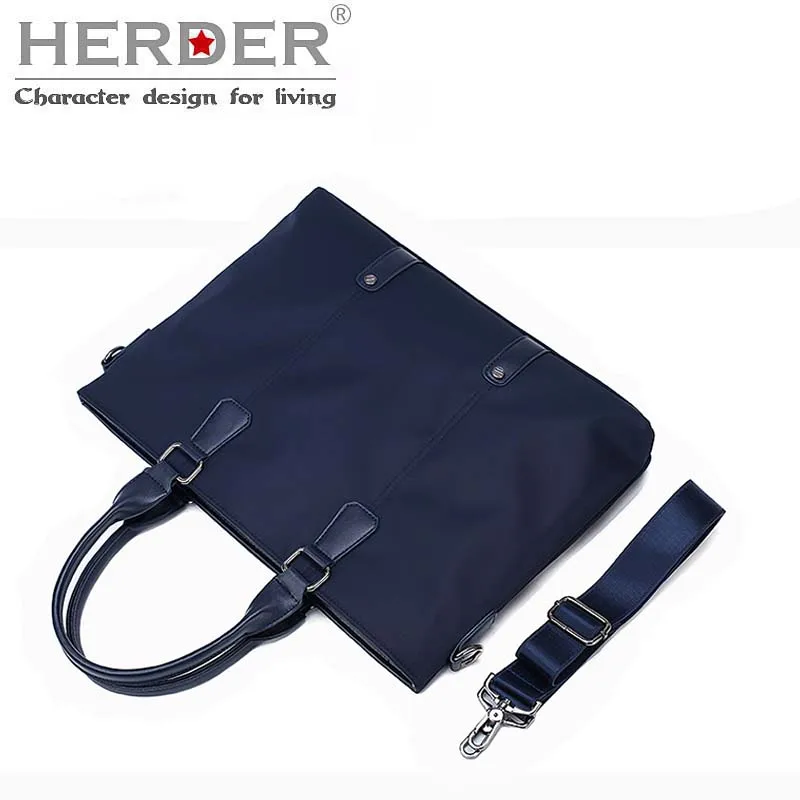 HERDER водоотталкивающая мужская сумка, поперечный секционный деловой портфель, повседневная оксфордская ткань, Наплечная Сумка, мужская сумка
