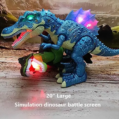 Big Size Electric Dinosaur Toy Jurassic Park World Walking Dinosaur Robot With Light Sound Tyrannosaurus Rex Toys For Boys Kid 4