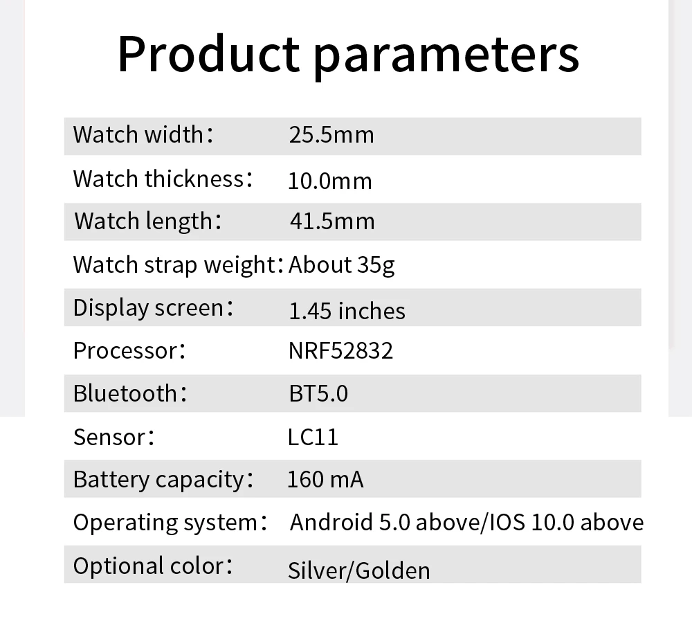 ZX19 Smart Watch Women Girl Fashion Smartwatch Heart Rate Bood Pressure Sports Fitness Wristband Customizable Dial Bracelet
