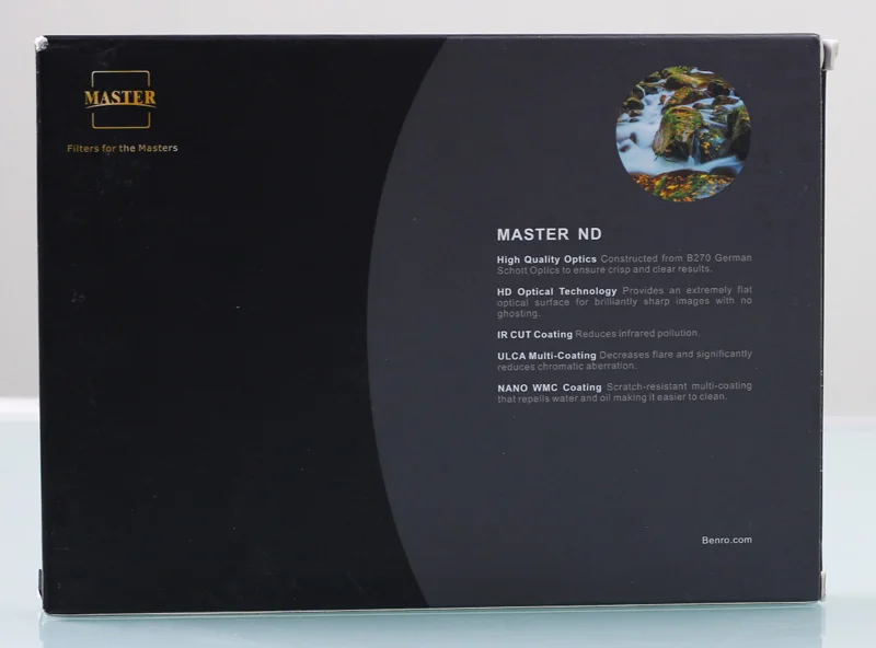 Benro Master 100X100 мм нейтральная плотность ND 16 64 256 1000 Квадратный фильтр 1,8 3,0 Оптический стеклянный фильтр