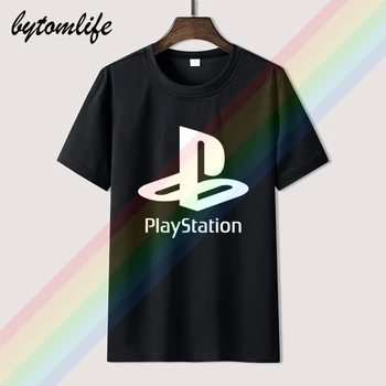 

Playstation T Shirt Summer Print Black T Shirt Clothes Popular Shirt Cotton Tees Amazing Short Sleeve Unique Men Tops