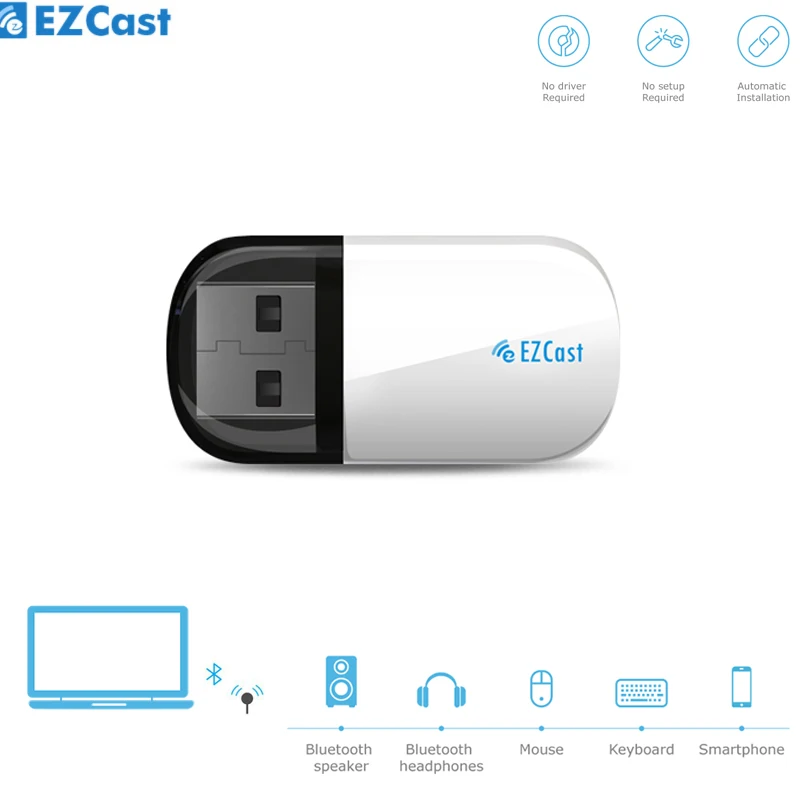 EZC 5200BS Lan USB Ethernet двухдиапазонный 2 4G 5G Мини Сетевой WiFi адаптер Wifi донгл Bluetooth