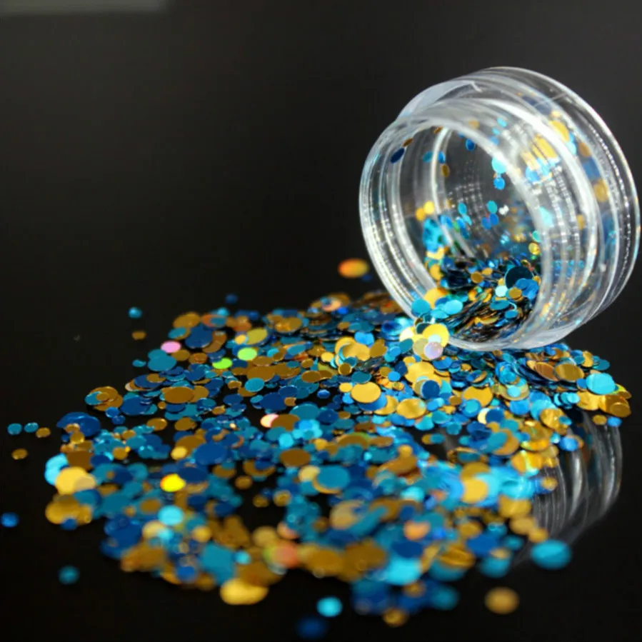 1 коробка темно-синий светильник Синий Золотой гель для ногтей дизайн маникюра