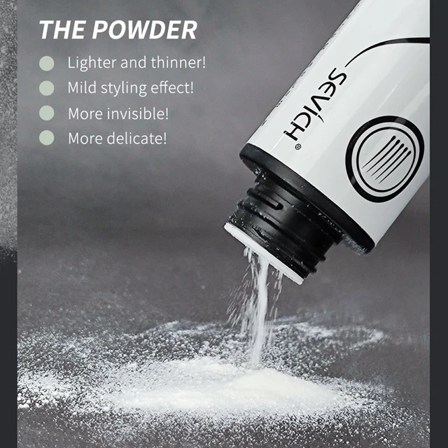 Sevich Hair Styling Powder 20g Fluffy Thin Hair Powder Spray Increases Hair Volume Captures Haircut Unisex Styling Hairspray
